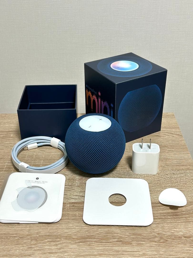 美品Apple Pod mini ブルー HomePod mini - ブルー | Apple｜アップル | MJ2C3J/A | Joshin web