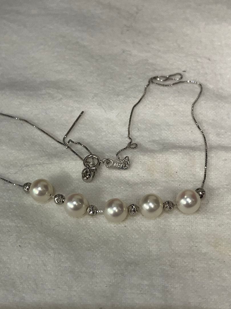 伊勢志摩英虞湾産あこや真珠 6-6.5mm パールネックレス - メルカリ