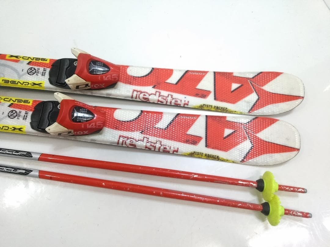 キッズ ジュニアスキー4点セット アトミック 90cm ブーツ 20.5cm◇