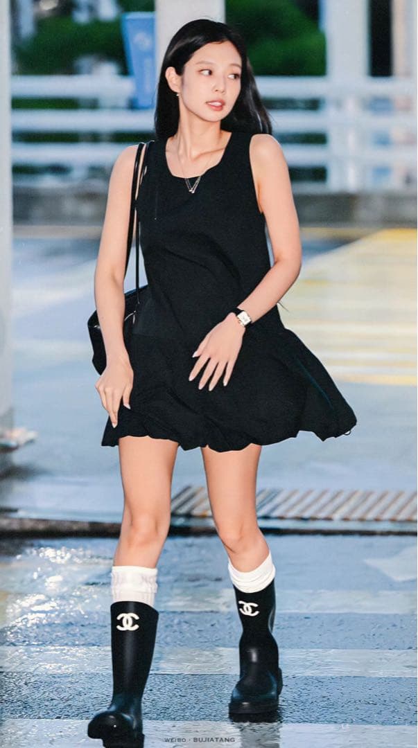 新品 CHANEL レインブーツ 37 ジェニー着用 大人気 - メルカリ