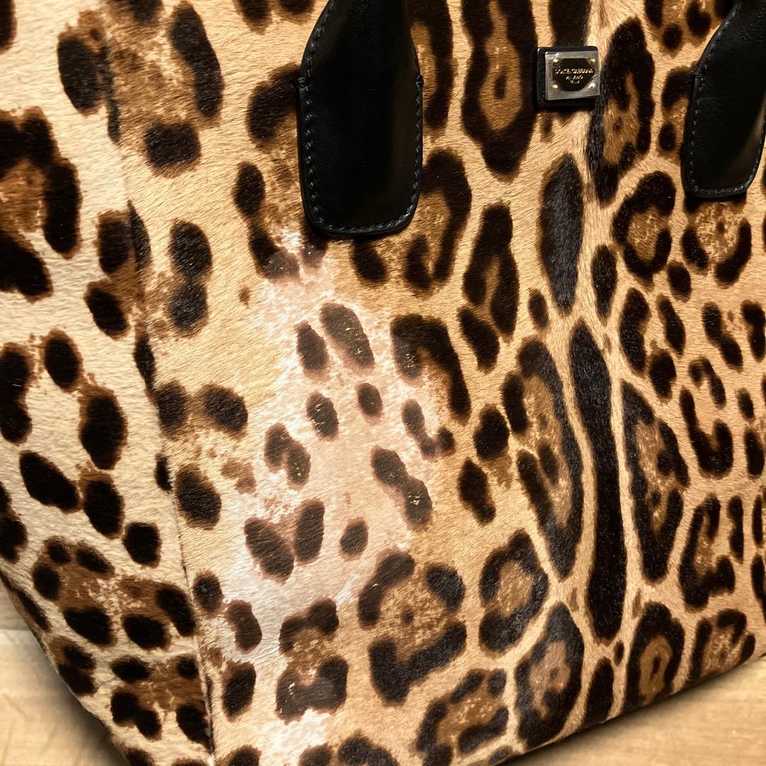 ドルガバ】レオパード柄 トートバッグ 豹柄 DOLCE&GABBANA - メルカリ