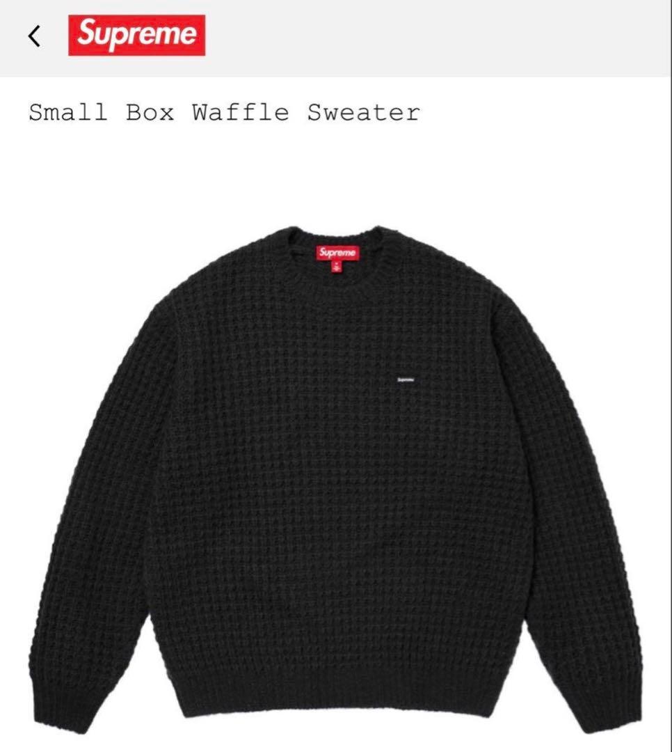 トップス supreme25fw small box logo wafflesweater Small Box Waffle Sweater - SupremeCommunity