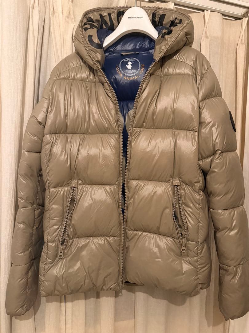 よ*ー様 SALE！セーブザダックベージュ ダウンジャケット SAVE THE DUCK（セーブ・ザ・ダック） セイブザダック エコダウン