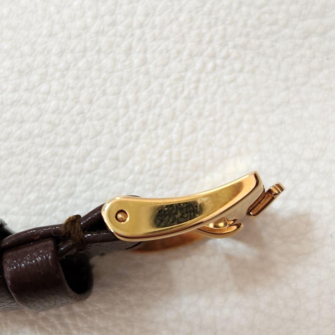 N㊹ロレックス純正 20～16mm YGF尾錠付きベルト 革バンド