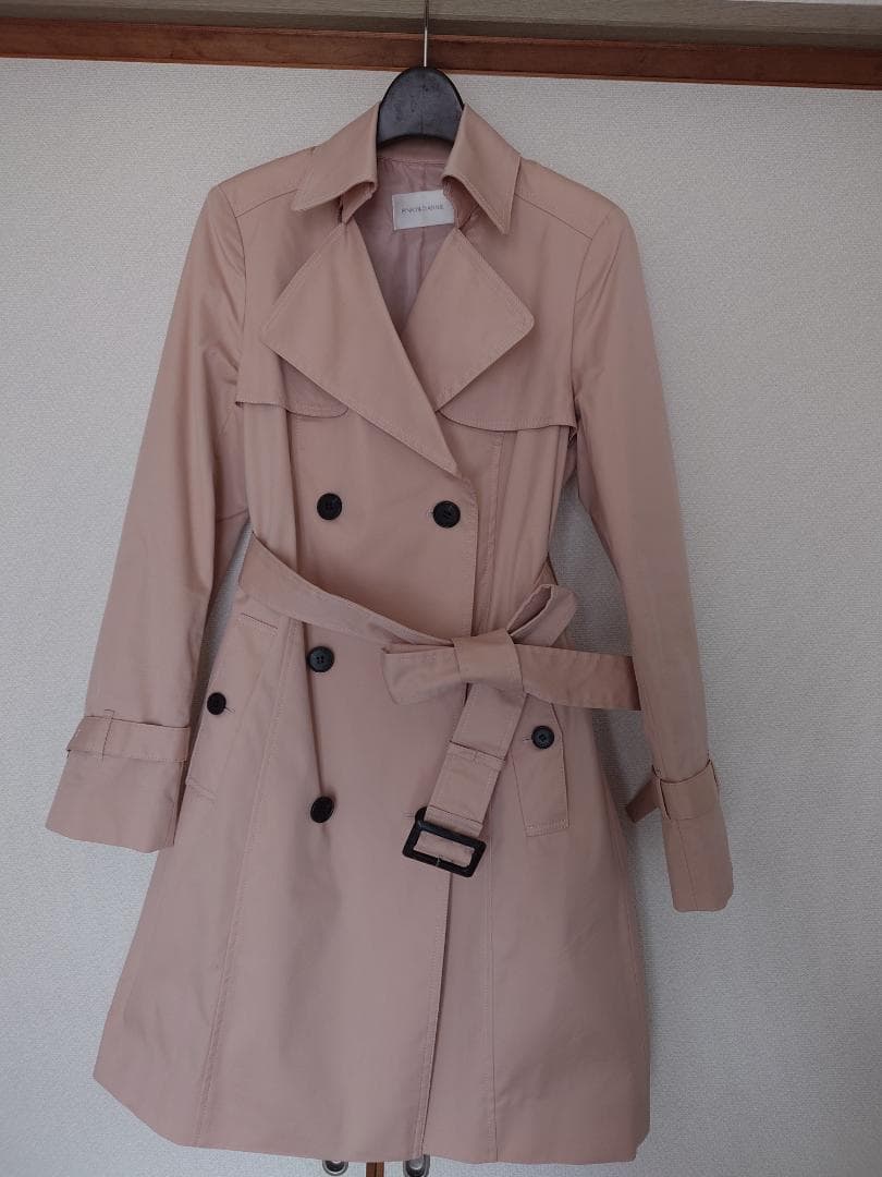 1回使用 PINKY&DIANNE ピンク トレンチコート - メルカリ
