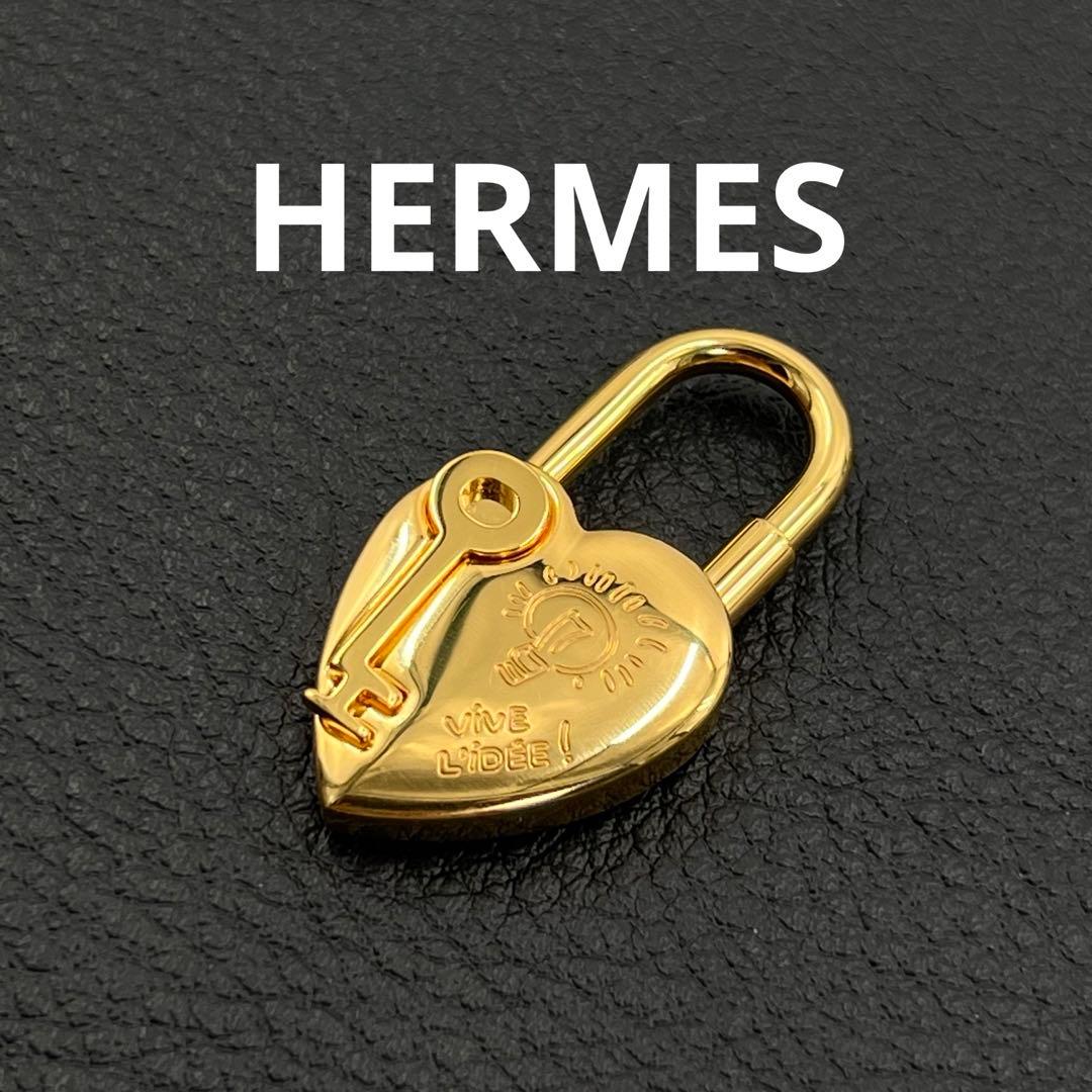 HERMES エルメス カデナ ファンタジーハート＆キー 2004年 ゴールド