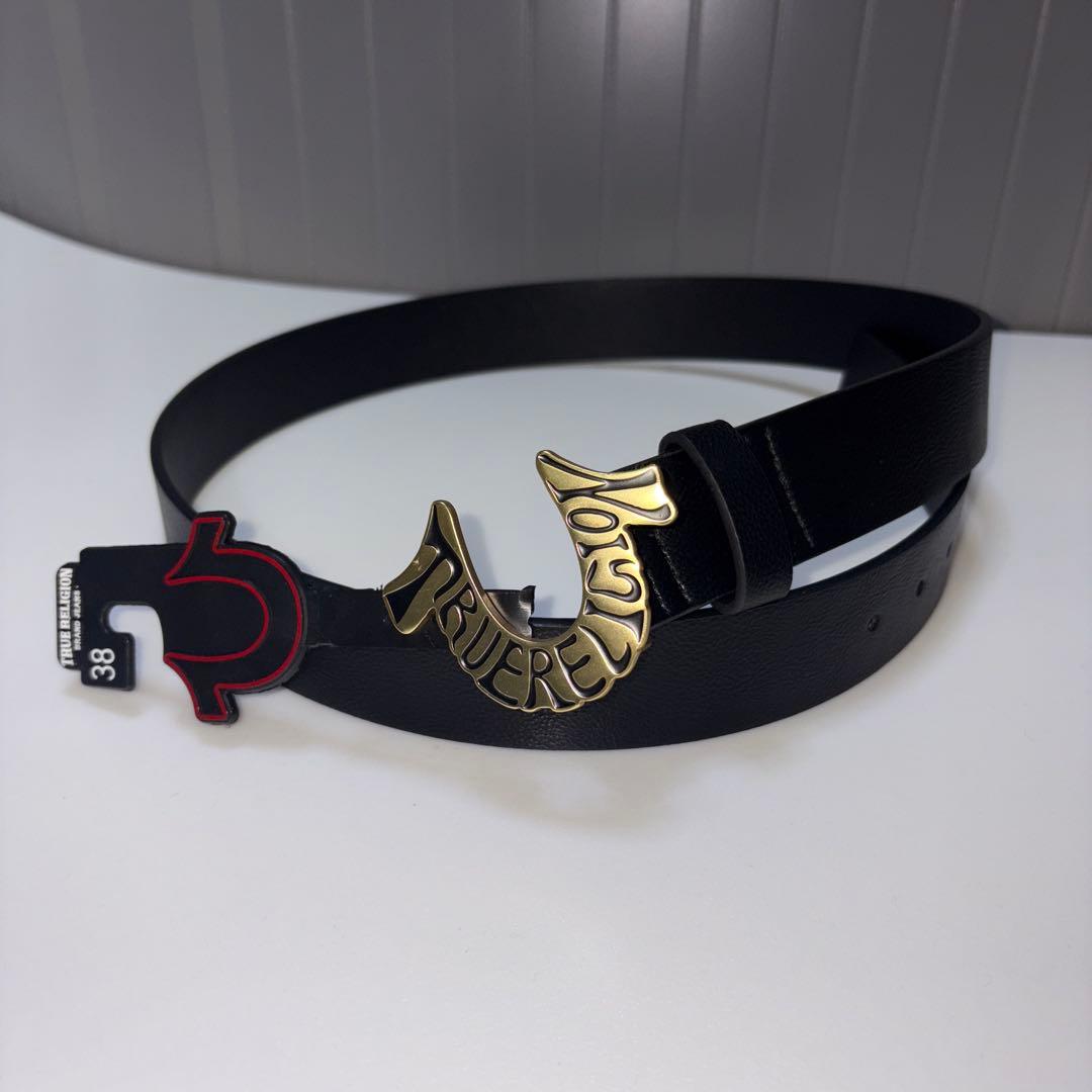 TRUE RELIGION ベルト ゴールド サイズ38 新品 - メルカリ