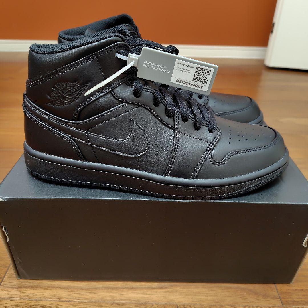 REPEZEN様用 AIR JORDAN 1 MID TRIPLE BLACK - メルカリ