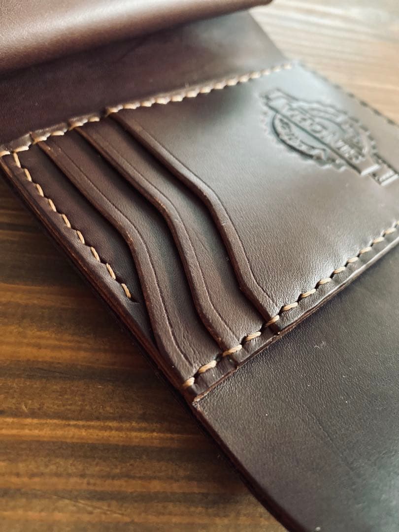 ブルガロ】TS03-76ショートトラッカーウォレット&真鍮チェーン付き