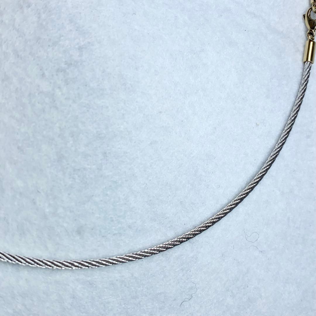 未使用級 フィリップシャリオール ネックレス チョーカー ワイヤー