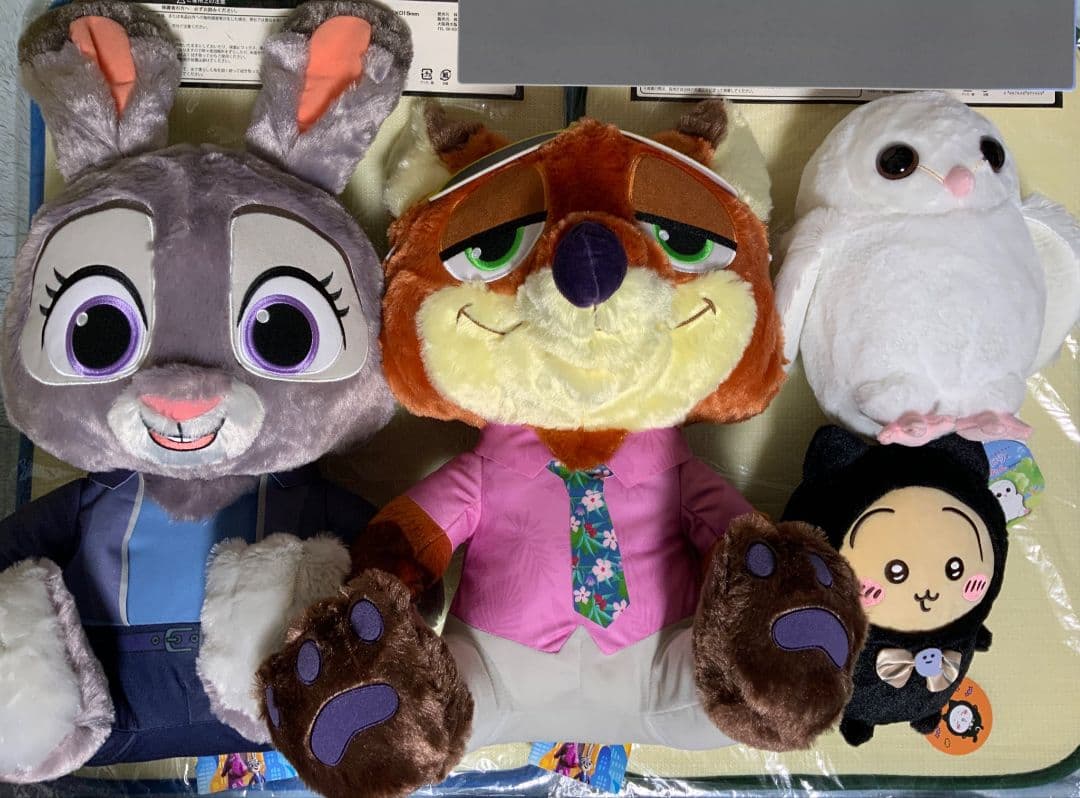 ディズニー ズートピア2 ニック ジュディ ちいかわ うさぎ 梟