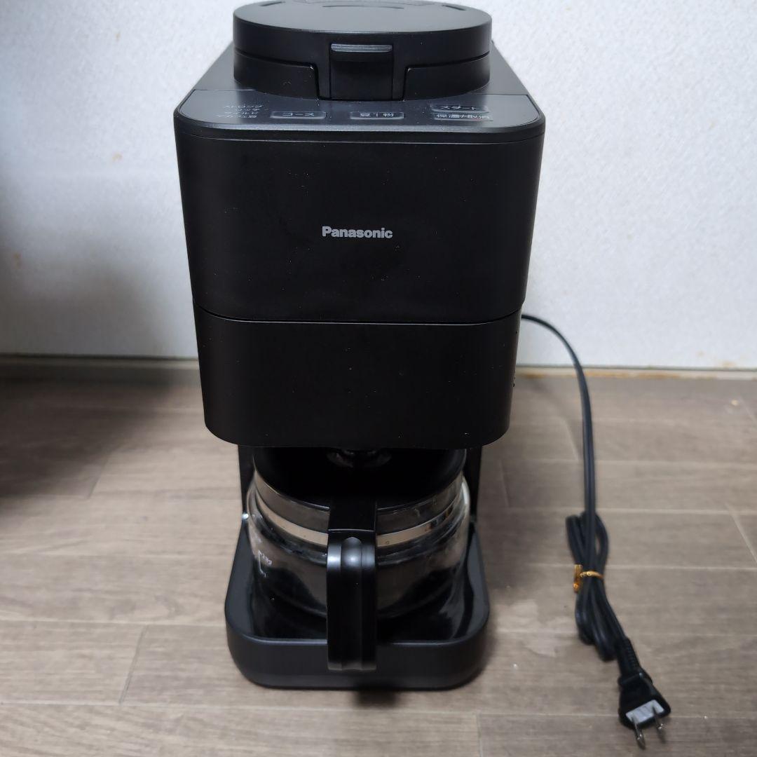 【美品、使用回数少】パナソニック コーヒーメーカー NC-A58K 2025年製 パナソニック NC-A58-K 全自動コーヒーメーカー ブラック