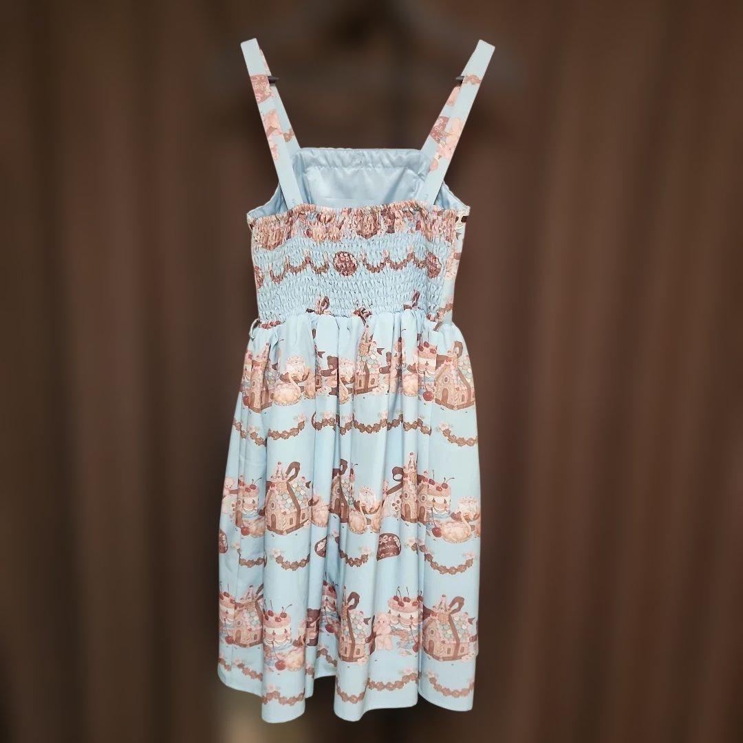 axes femme kawaiiお菓子の家柄ジャンスカ（ミント） - メルカリ