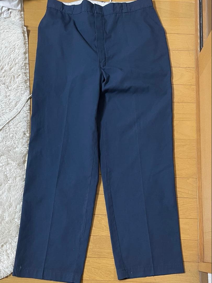 Dickies874 チノパン USA製 ネイビー W36 80s - メルカリ