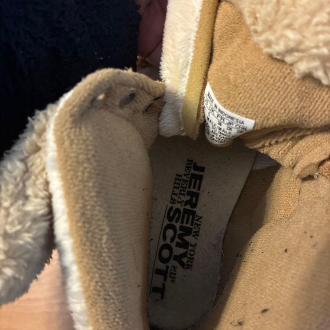 コラボ　アディダス×ジェレミー・スコット　テディベア スニーカー 23.5cm