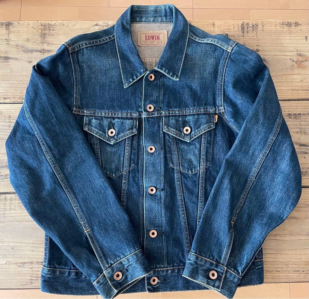 OLD EDWIN 激レア デニムジャケット 赤耳 M - メルカリ