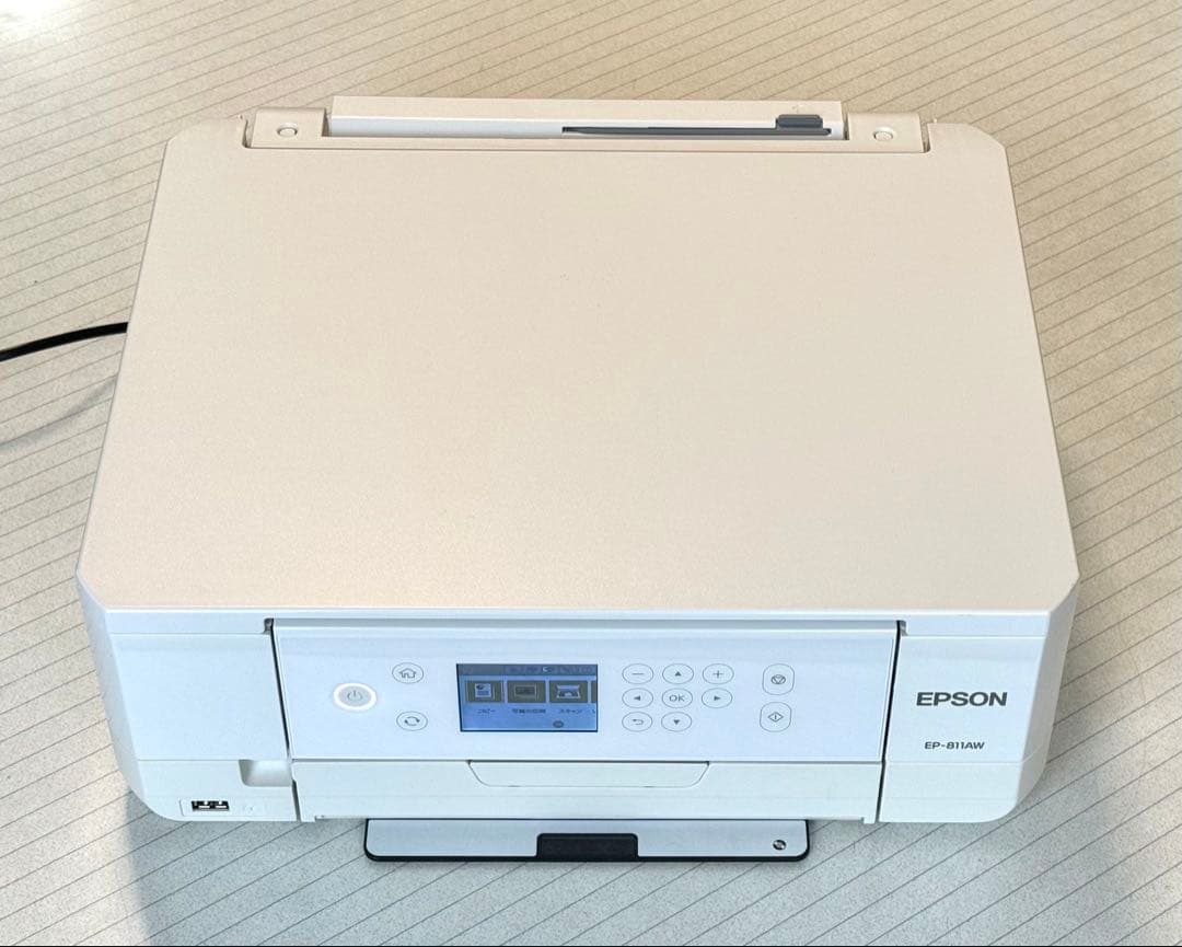 EPSON プリンター EP-811AW ホワイト インクジェット ※ジャンク品