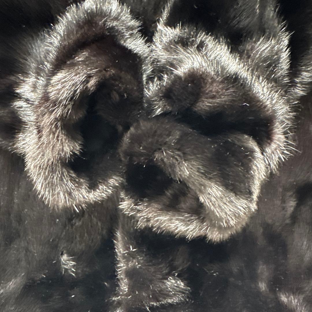 ファーコート 毛皮 ミンク ブラック リアルファー 13号 - メルカリ