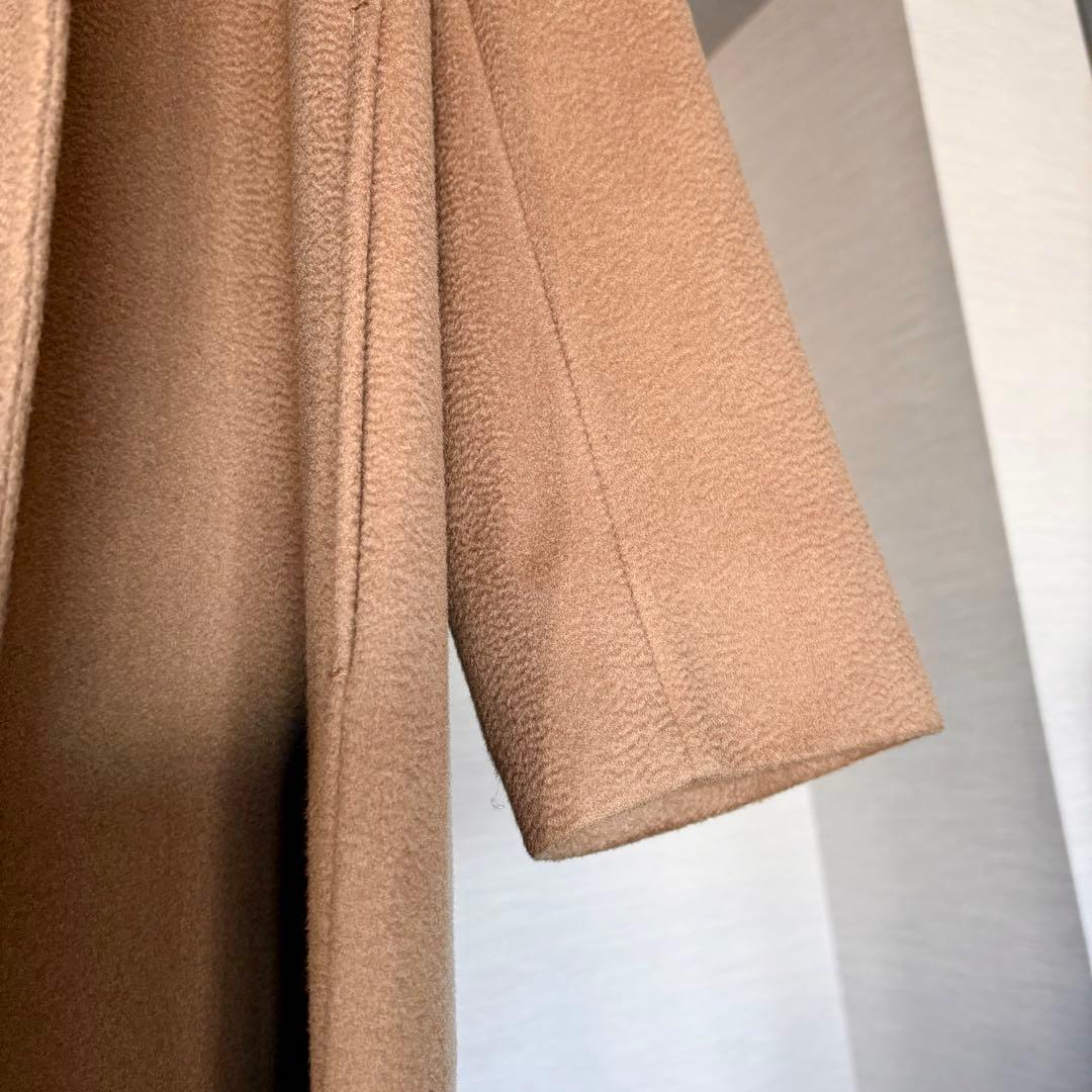 新品同様‼️ マックスマーラ 艶感美しい ショールカラーベルテッド