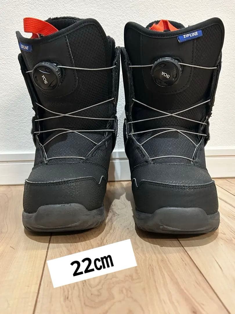 数回使用 22cm BURTON ZIPLINE BOA スノーボードブーツ - メルカリ
