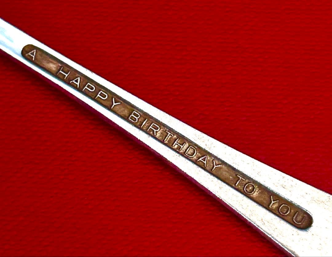 SILVER】資生堂 永年勤続記念マーク入りスプーン