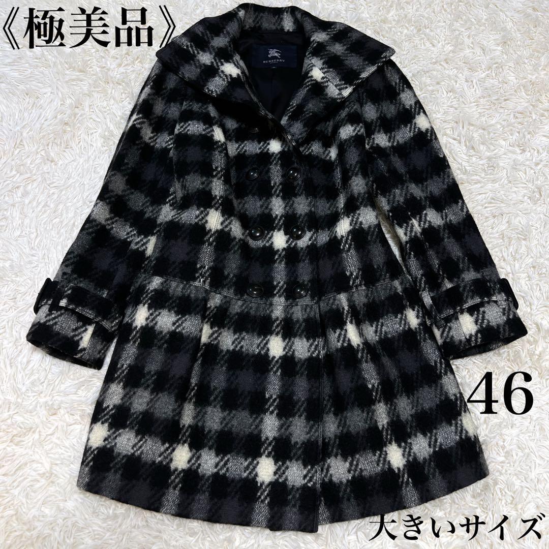 希少✨大きいサイズ》バーバリーロンドン メガチェック ウール コート