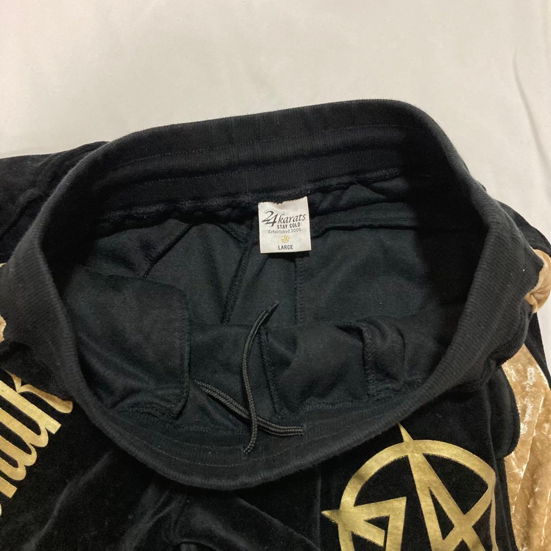 24KARATS セットアップ ジャージ ステイゴールド 黒×金 Lサイズ - メルカリ