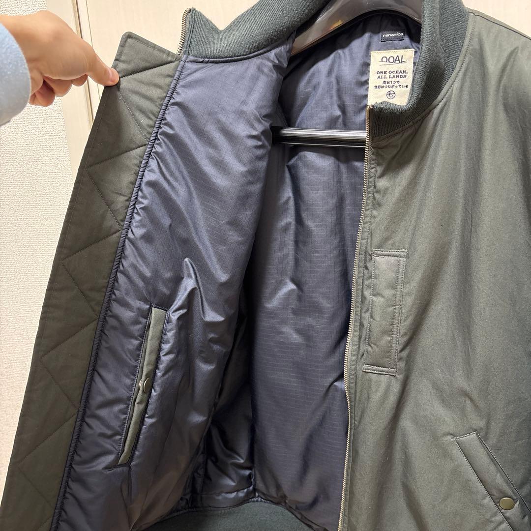 最終値下げ nanamica フライトジャケット MA-1 オリーブ M 美品 - メルカリ