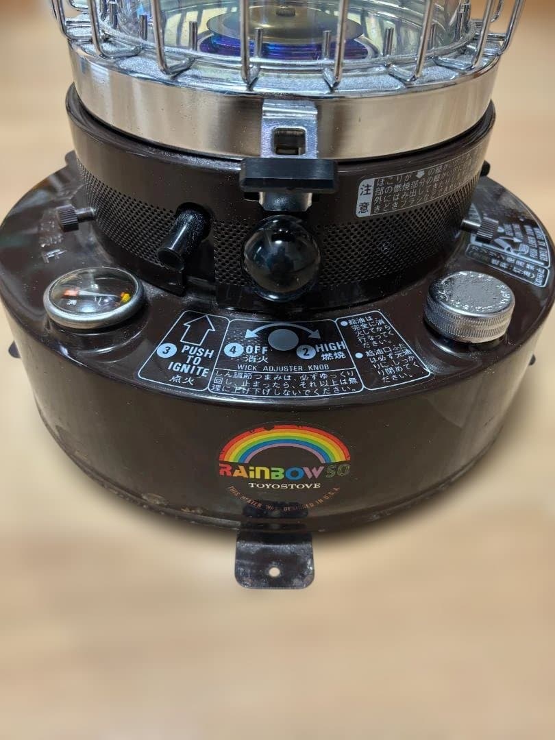 名機】トヨトミ レインボーストーブ RAINBOW 50 レトロ ヴィンテージ