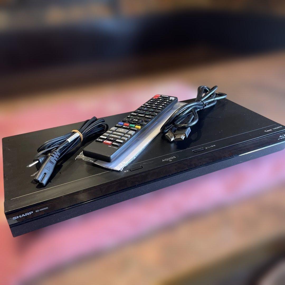 シャープ BD-NW500 12倍 500GB 2番組W録 新品リモ等付フル装備 - メルカリ
