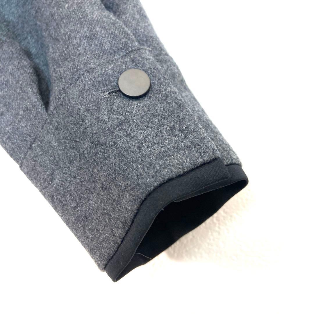 新品タグ付 定価59400円 アナイ ウールフラノタック シャツワンピース