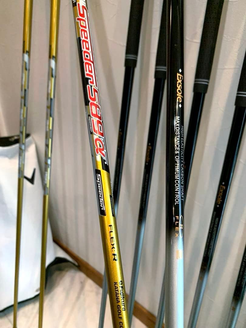 豪華 良品 激飛び ゴルフクラブフルセット スウォード エクソール