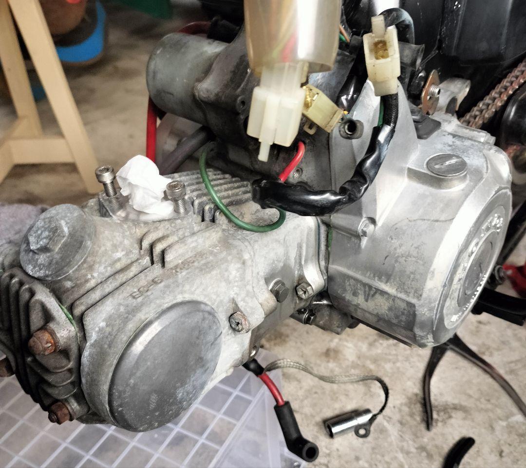 ホンダ エンジン88cc スーパーカブ50カスタム ボアアップ 4速 キャブ付