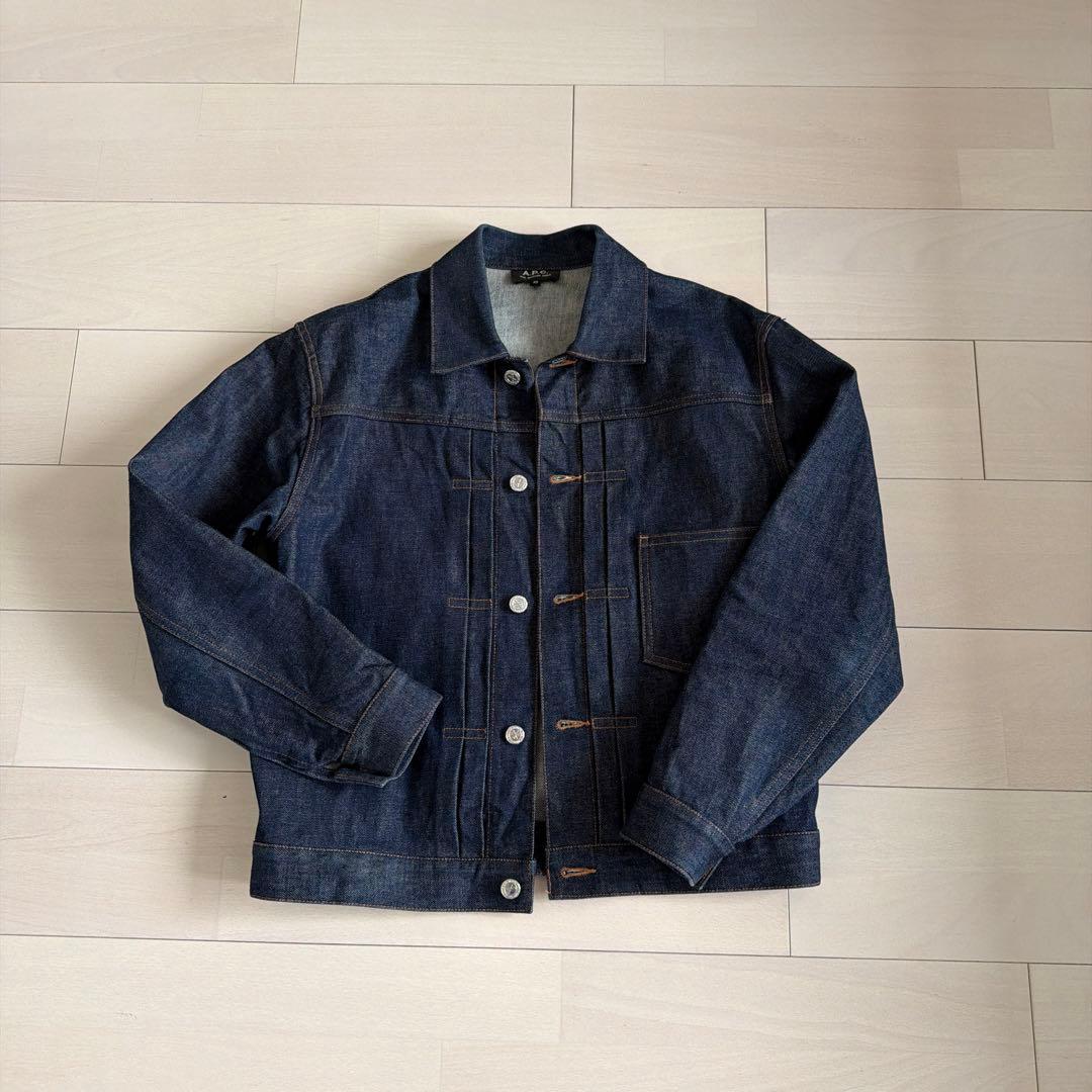 A.P.C DENIM BRUT BLOUSON デニムジャケット xs 1st A.P.C DENIM BRUT BLOUSON デニムジャケット xs 1st - メルカリ