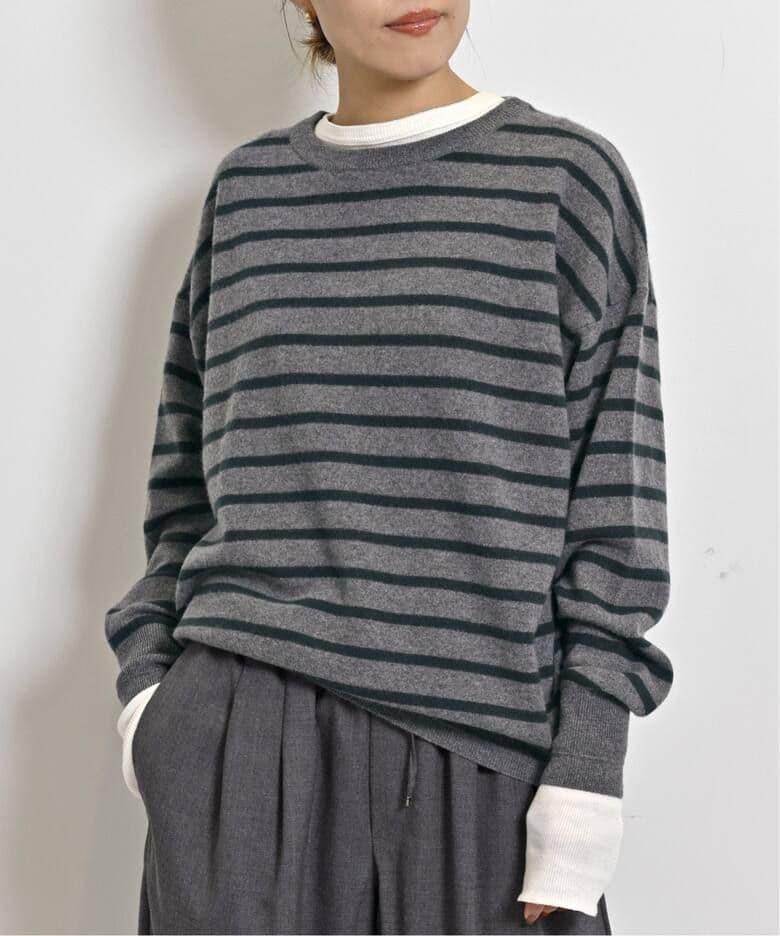 11/4迄☆今季新品アパルトモン☆BORDER BF KNIT PULLOVER - メルカリ