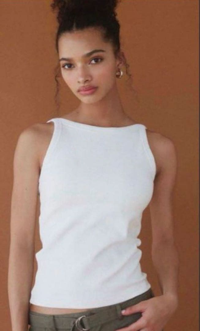 ALEXIA STAM ウェルネス ウォッシュドカラータンクトップ