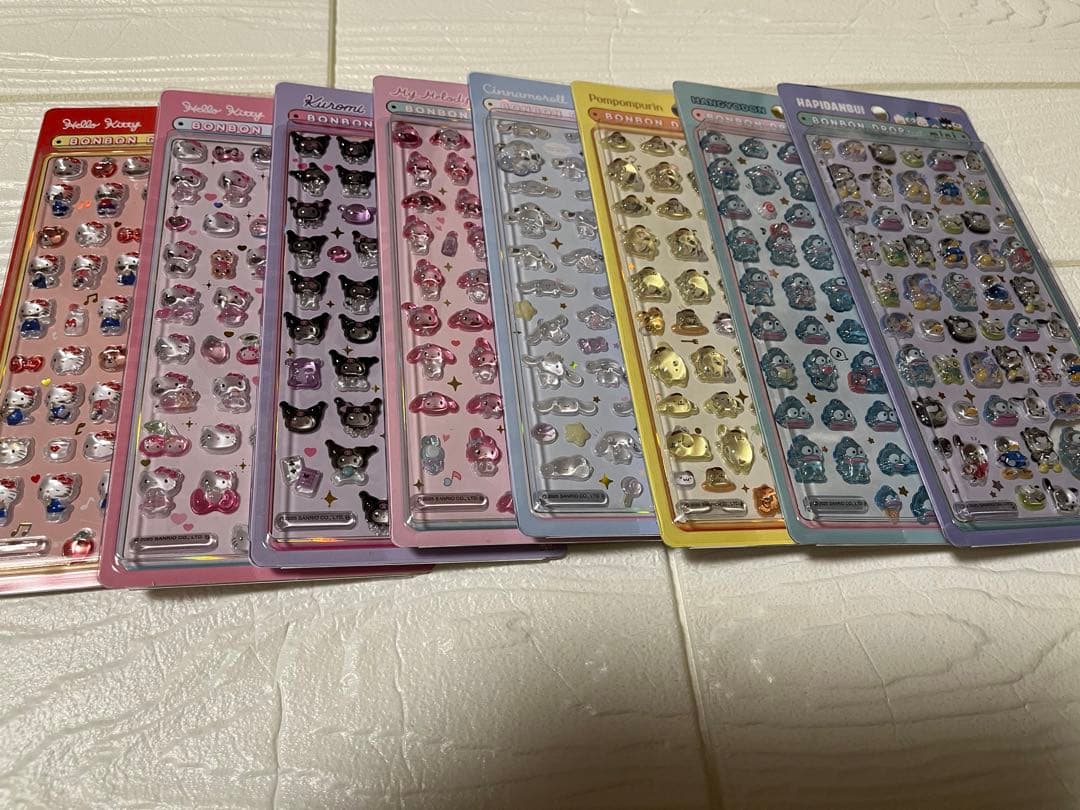 サンリオ　ボンボンドロップシール　正規品 サンスター文具 サンリオキャラクターズ BONBON DROP SEAL ボンボン
