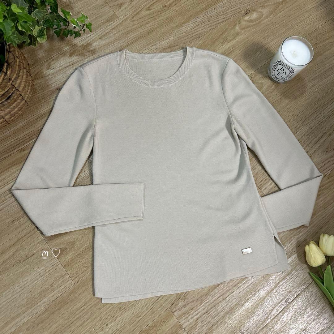 FOXEYフォクシー グレースウールニットトップス 38 シェルピンク