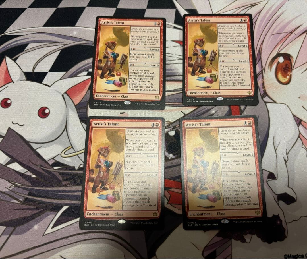 美術家の才能/Artist's Talent 英 4枚セット 日)美術家の才能 / Artist's Talent【BLB】 No.124｜MtG通販サイト