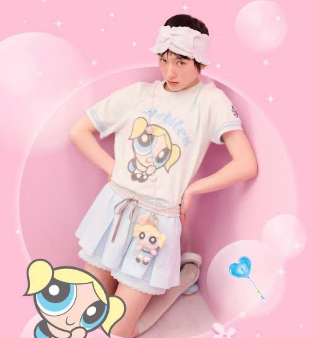 SNIDEL／スナイデル】パワーパフガールズ バブルス ルームウェアセット