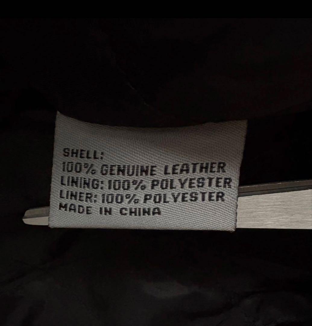 90s vintage レザーパッチワークボンバージャケット 黒My2k - メルカリ