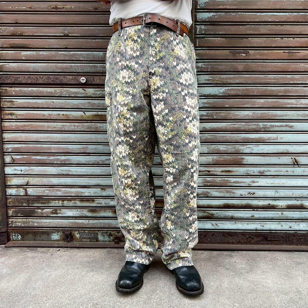 80s USA製 DIAMONDBACK 蛇柄 リアルツリーカモ カーゴパンツ - メルカリ