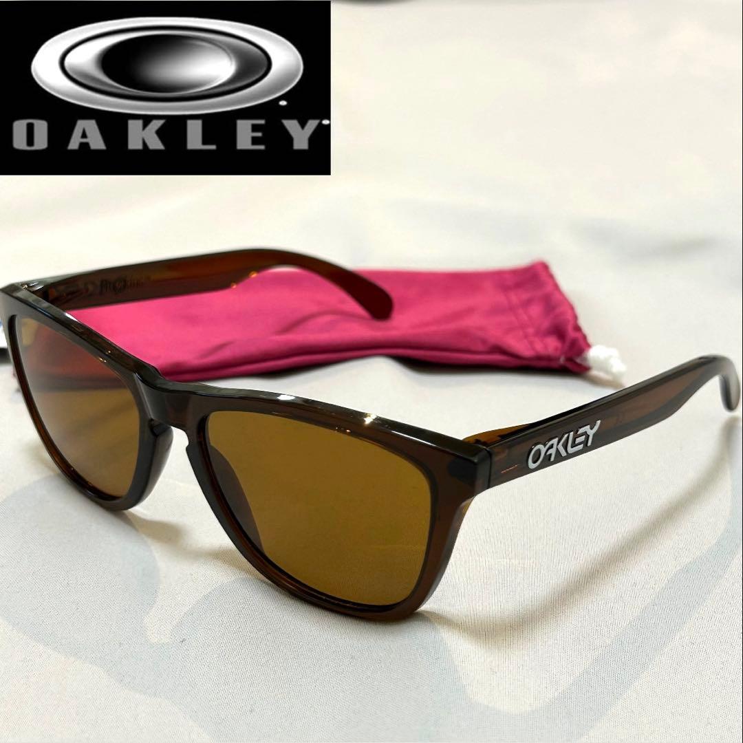 OAKLEY サングラス フロッグスキン FROGSKINS ブラウン - メルカリ