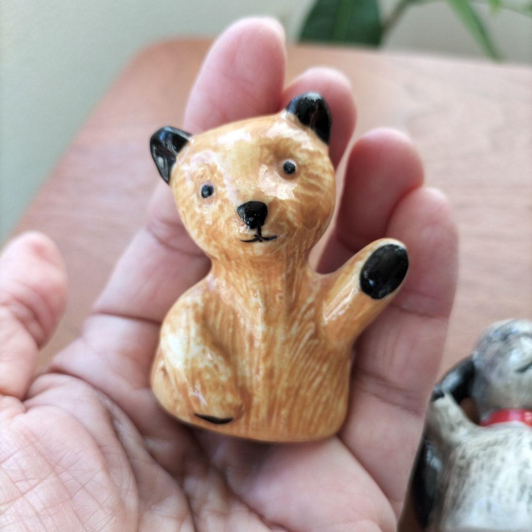 イギリス ビンテージ SOOTY ＆ SWEEP 陶器フィギュア