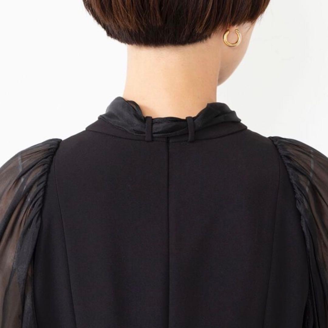 《ノーリーズ》 ボリュームスリーブオールインワン