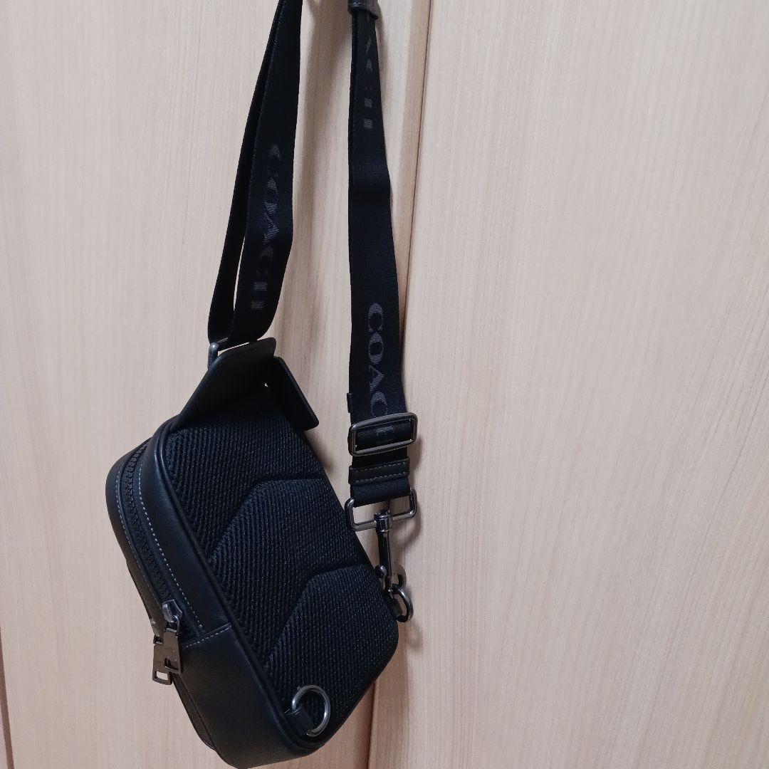 専用【美品】COACH レーサー スリング パック 《ブラック》不織布袋付き