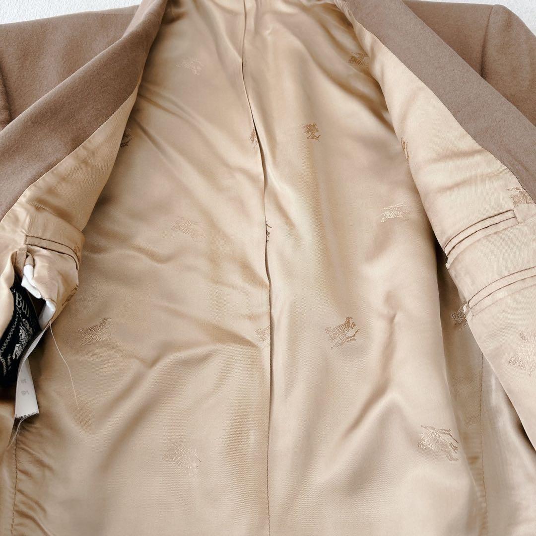 稀少✨バーバリー テーラードジャケット 金ボタン ホースロゴ キャメル