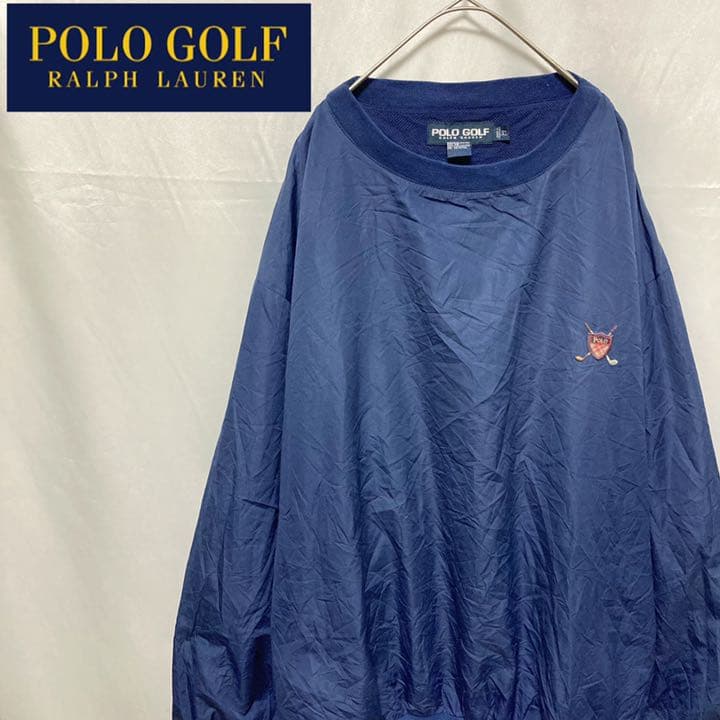 POLO GOLF ラルフローレン ナイロンプルオーバー ネイビー XL - メルカリ