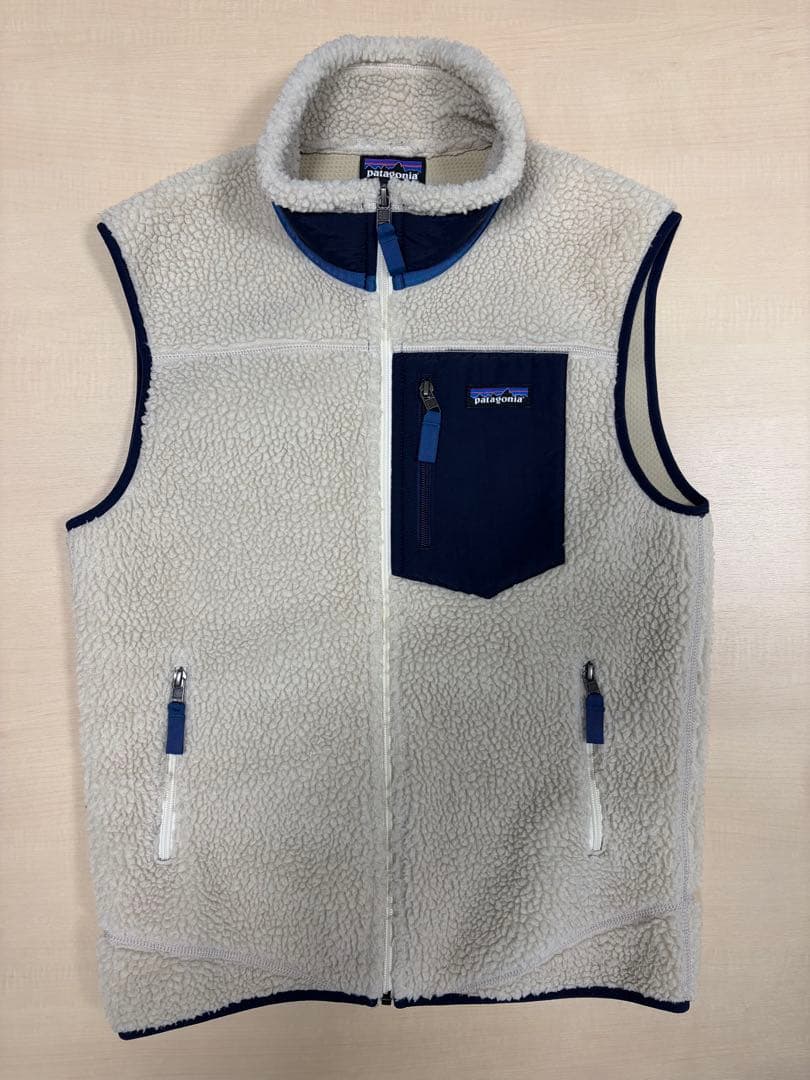 patagonia フリース ベスト クリーム色/ネイビー 楽天市場】EUモデル パタゴニア patagonia フリース ベスト メンズ
