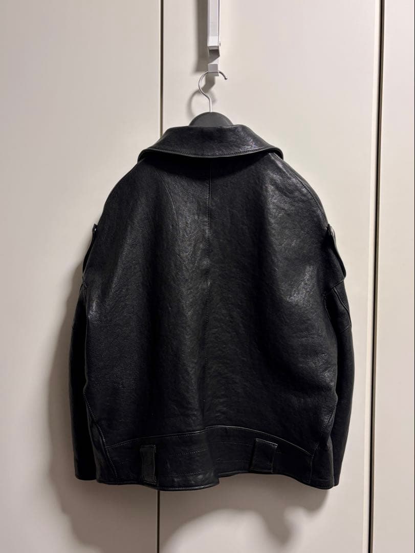アパルトモンLisiereリジエール ライダースジャケット 34 ブラック